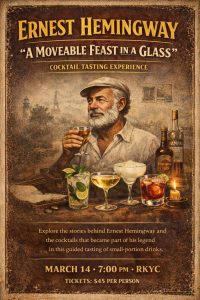Club Event: A Moveable Feast in a Glass - Cocktail Tasting Experience